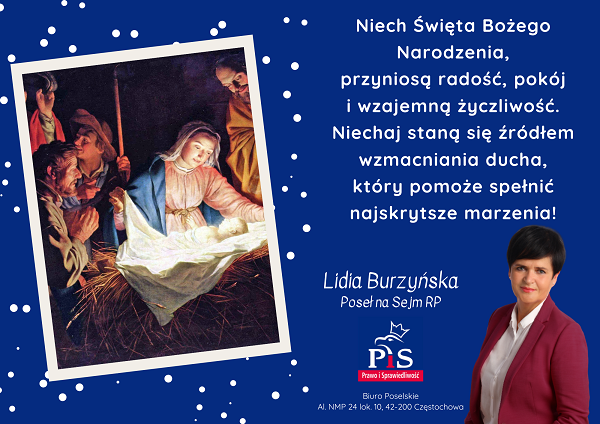 Niech Święta Bożego Narodzenia przyniosą radość 